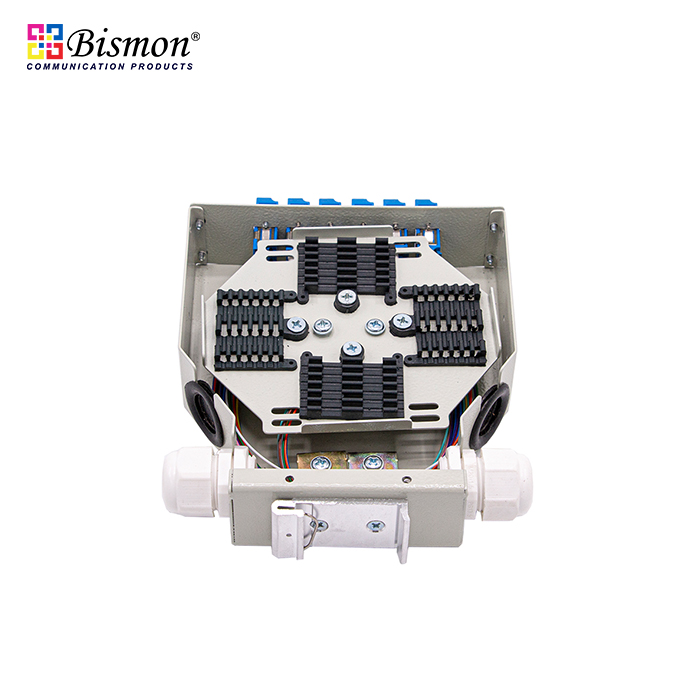 DIN-Rail 12 Core LC Duplex Wall Box fiber optic+LC Adapter Single-mode